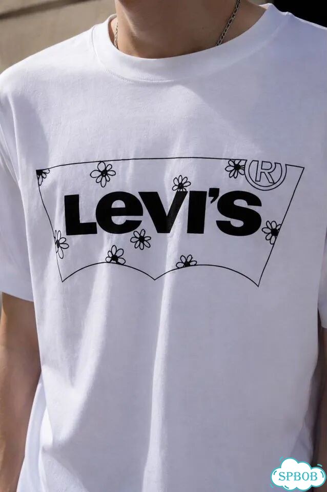 Футболка Levis белая (XS-2XL) фото 9