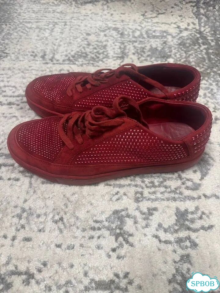 Gucci Red Studded Leather Low Top (limited) фото 4