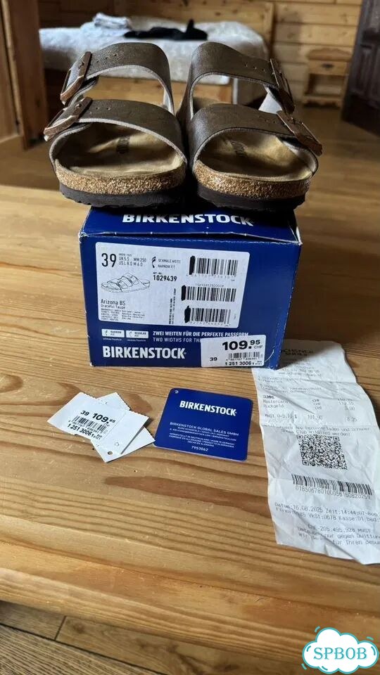 Сабо женские birkenstock Arizona BS Graseful Taupe фото 4