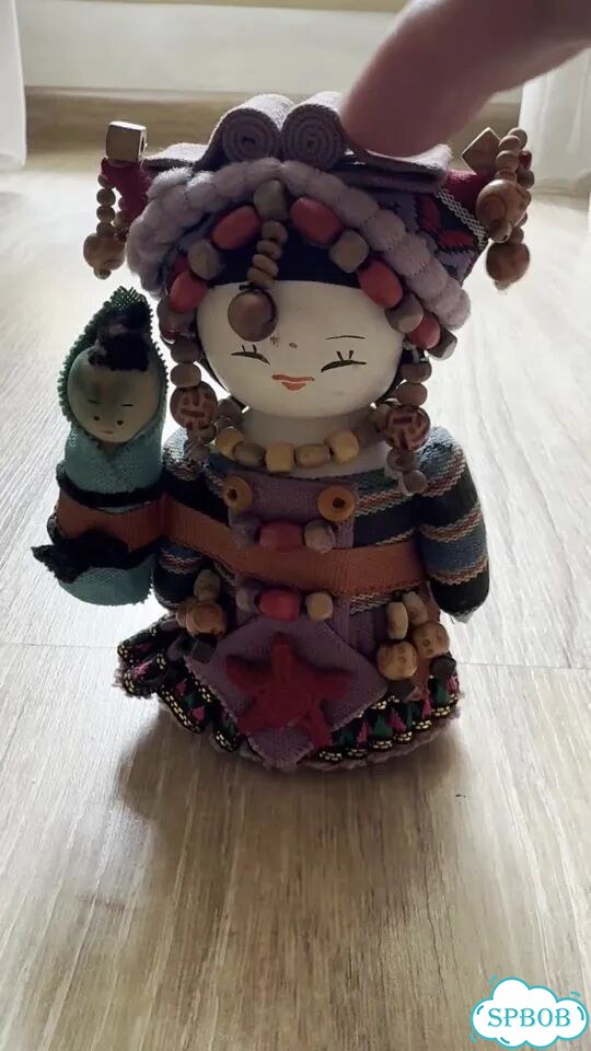Кукла фигурка сувенир из Китая фото 1
